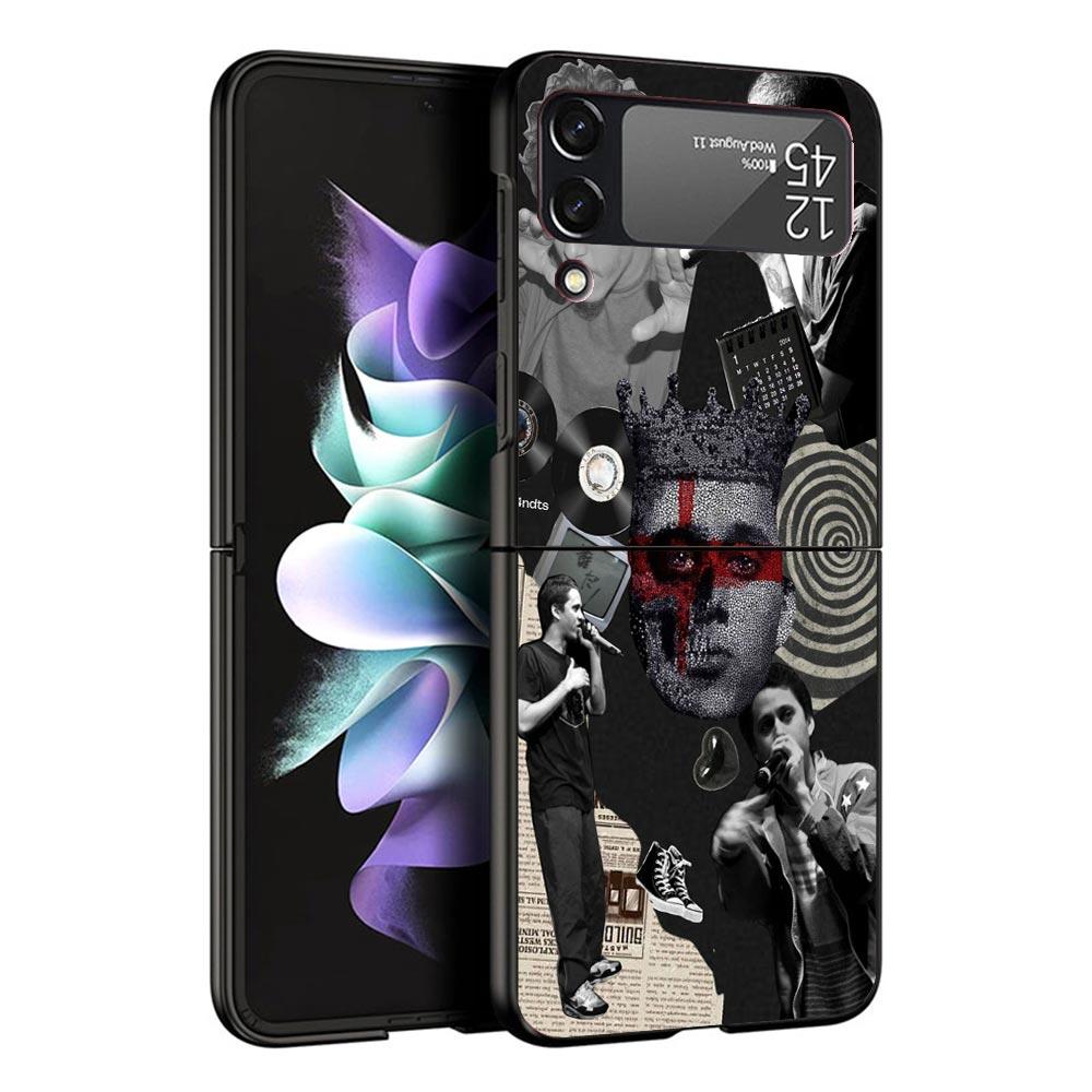 Residente C-Canserbero Case For Samsung Galaxy Z Flip 7 6 5 4 3 z Flip7 Flip6 Flip5 Flip4 5G Phone Cover Flip3 Folding Coque