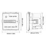 Hour Meter Timers Counter 220V-240V 50Hz Operating Hours Counter Gauge for Industrial/Machinery/Vehicles Air Conditioning