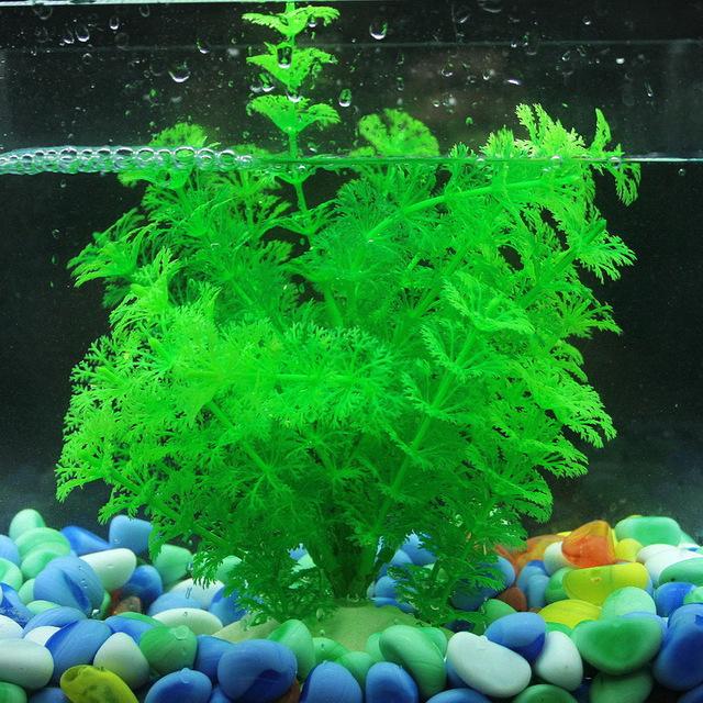 Shantou Artificial Water Plants and Rockery Decorations for Fish Tanks – Assorted Styles of Mini Coconut Trees and Ornaments
