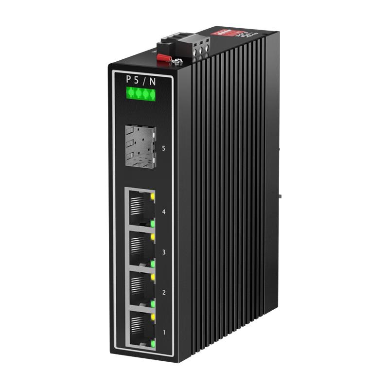 

keepLINK KP-9000 Industrial Gigabit Ethernet Switch / Fiber Transceiver Gigabit Rail-mount without 24V Power