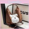 Trendy Street Style Dual Shoulder Bag Modern Casual Tote Bag With Large Capacity