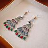 Bohemian retro tassel earrings with fashionable ethnic style and temperament, ear hooks with a niche and high-end feel, versatile earrings