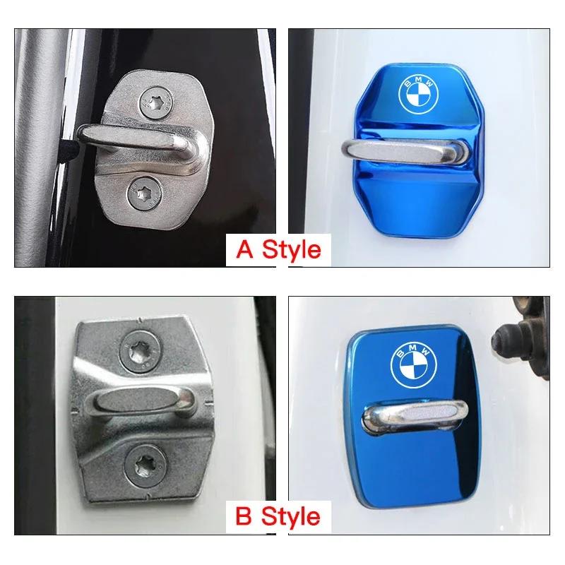 BAGY7 2026 Car Sticker 4PCS Car Antirust Door Lock Cover Accessories For BMW X1 X2 X3 X5 X4 X7 G30 G20 G32 G11 G12 F40 F30 F20 F10 F34