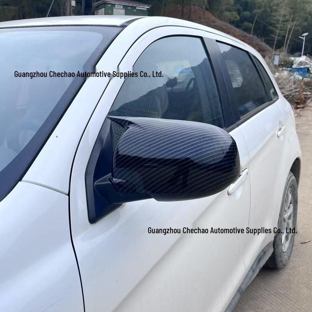 Mitsubishi ASX Eclipse Cross Carbon Fiber Rearview Mirror Cover, Horn-Shaped