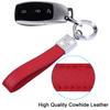 Wisdompro Car Key Chain, Sparkling Genuine Leather, Car Key Chain,