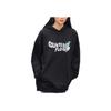 Li Ning Cf Mars Sports Lifestyle Series Letter Print Loose Hoodie Women hoodies Black AWDSA14-1