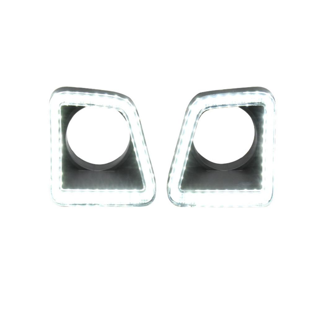 Dual Color Amber Indicator White DRL Fog Lights Kit For Toyota Tundra 2014-2020