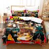 Nová sada ložního prádla My Hero Academia Japonské anime Měkké ložní prádlo Jednolůžko Dvoulůžko Queen Twin Full Size Povlak na přikrývku Ložní prádlo pro teenagery chlapce