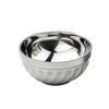 Platinum Gloss Double-Layer Insulated Stainless Steel Children's Bowl for Rice, Soup, or Cold Noodles