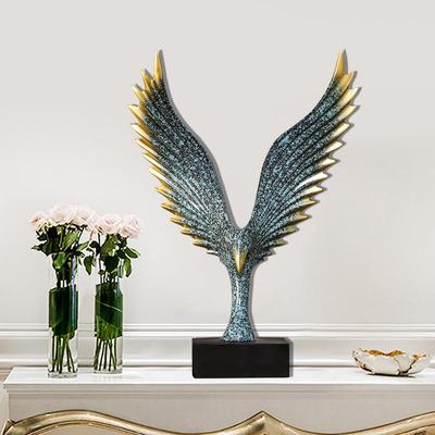 Modern Minimalist Angel Wings Resin Ornament | Home Decor for Wine Cabinet & Entryway | Great Peng Wingspread Design