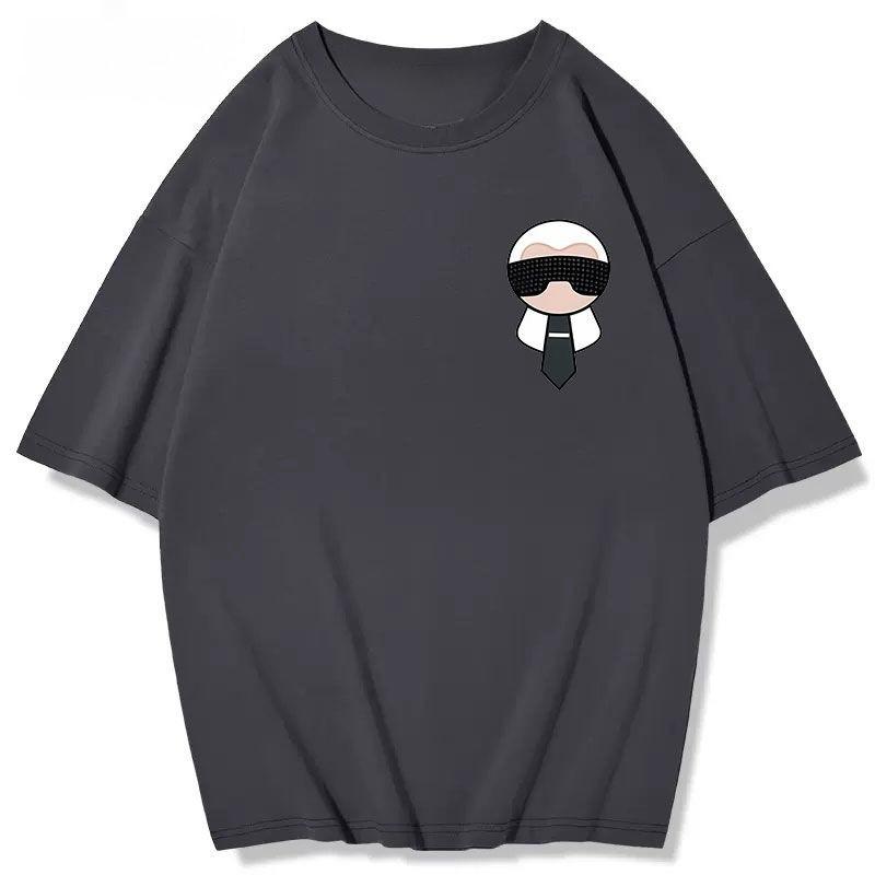 Summer Men's T-Shirt Trend Casual Cotton Tees Short Sleeve Luxury Brand T-shirt Men Women Clothing Y2k Tops Unisex