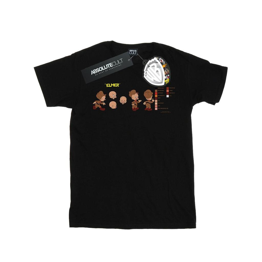 Looney Tunes Mens Elmer Fudd Colour Code T-Shirt