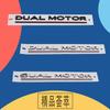 3D Premium ABS DUAL MOTOR Underlined Letters for Car Styling High Performance Car Fender Trunk Rear Bonnet Decal Emblem Badge Sticker