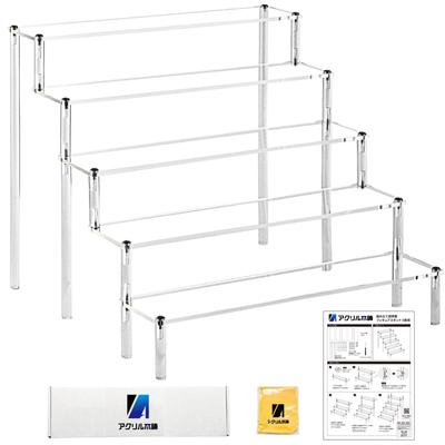 Acrylic Honpo Display Stand, Figure Stand, Shelf, Display Stand, Collection Case, Acrylic Display Stand, Display Base (Clear 5 Tiers)