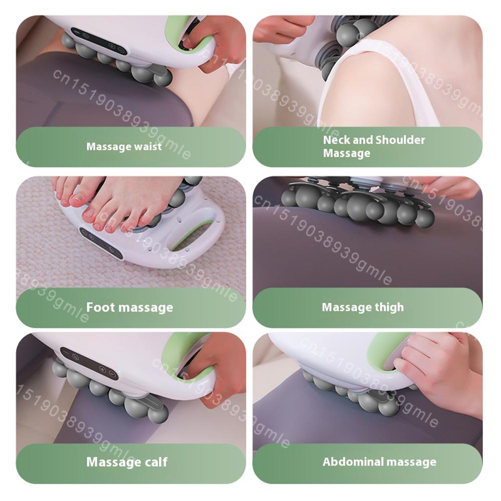 Fascia Gun 18 Heads Massage Gun Lose Fat Vibration Muscle Relaxation Massager Relief Neck Back Waist Massage Instrument Shaping