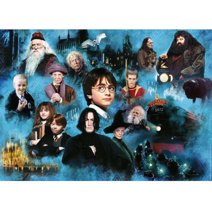 Puzzle - ravensburger - le monde magique d'harry potter - 1000 pièces - 70 x 50 cm - anti-reflets