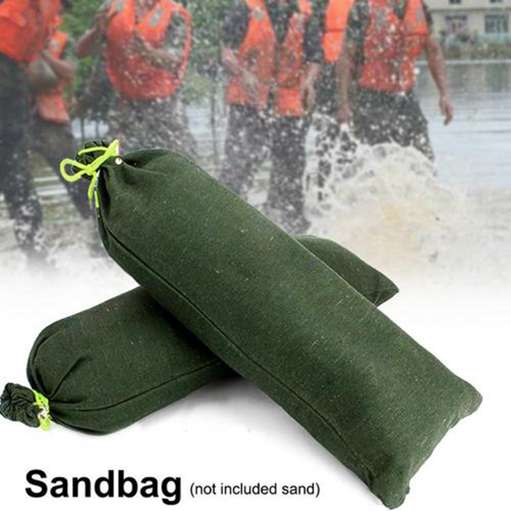 30x70cm Thickened Flood Sand Bags with Drawstring Ties Water Resistant Heavy Duty Sandbag for Flood Control Thickened Flood Sand