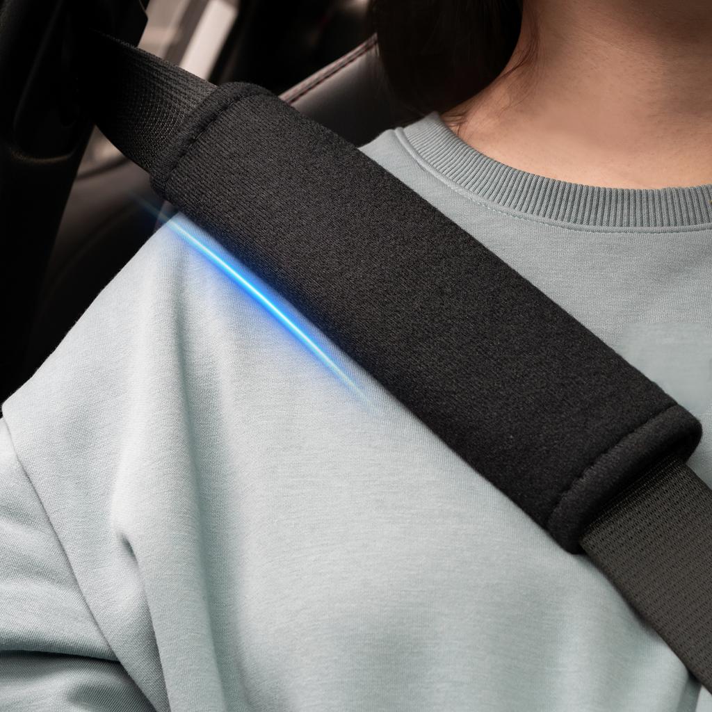 2x Seat Belt Safety Belt Shoulder Strap Pad Cover Harness Pads Pillow Children Protection Car Covers Car Cushion Black Blue Pink