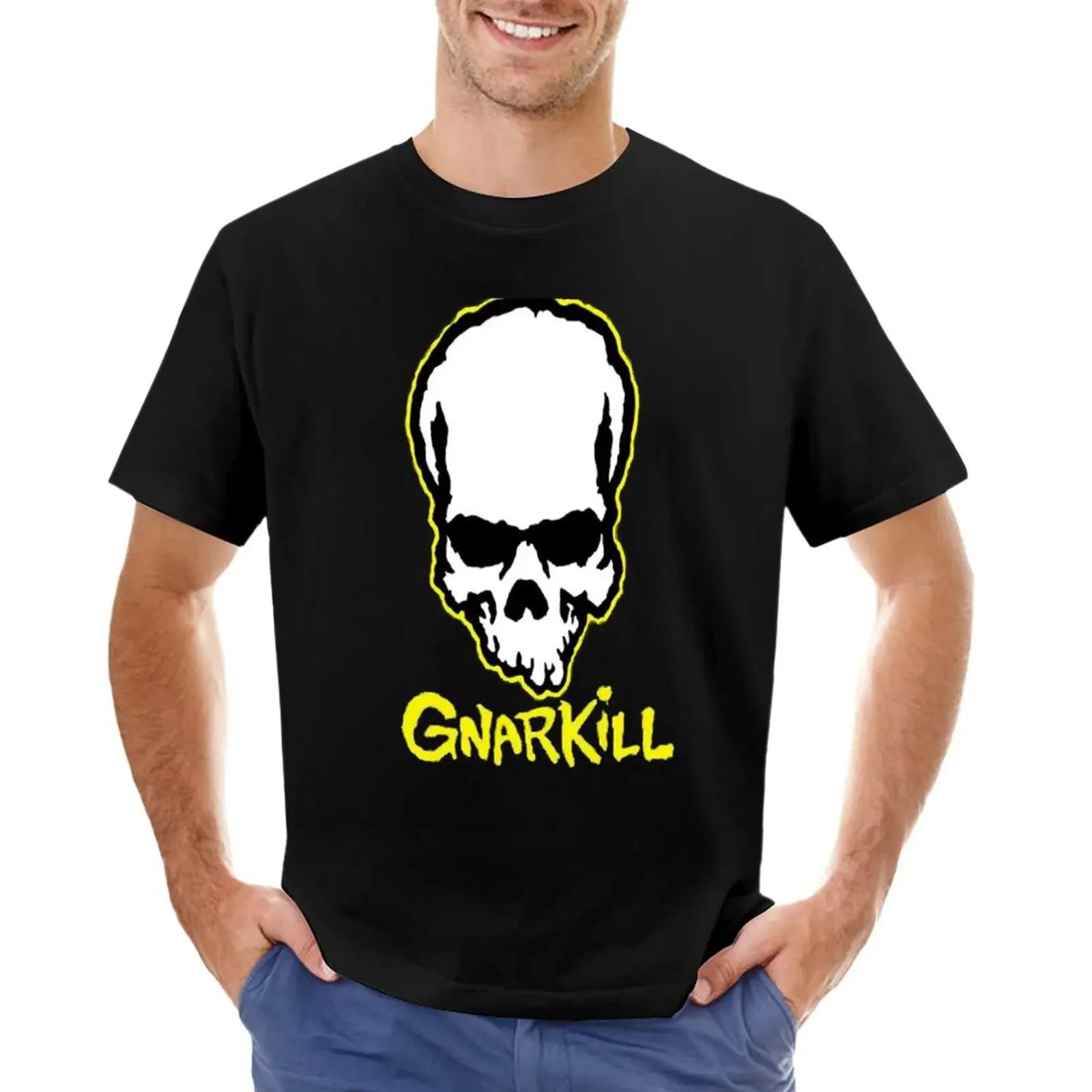 

Gnarkill TShirt quick drying graphics plain Short sleeve tee men 4XL