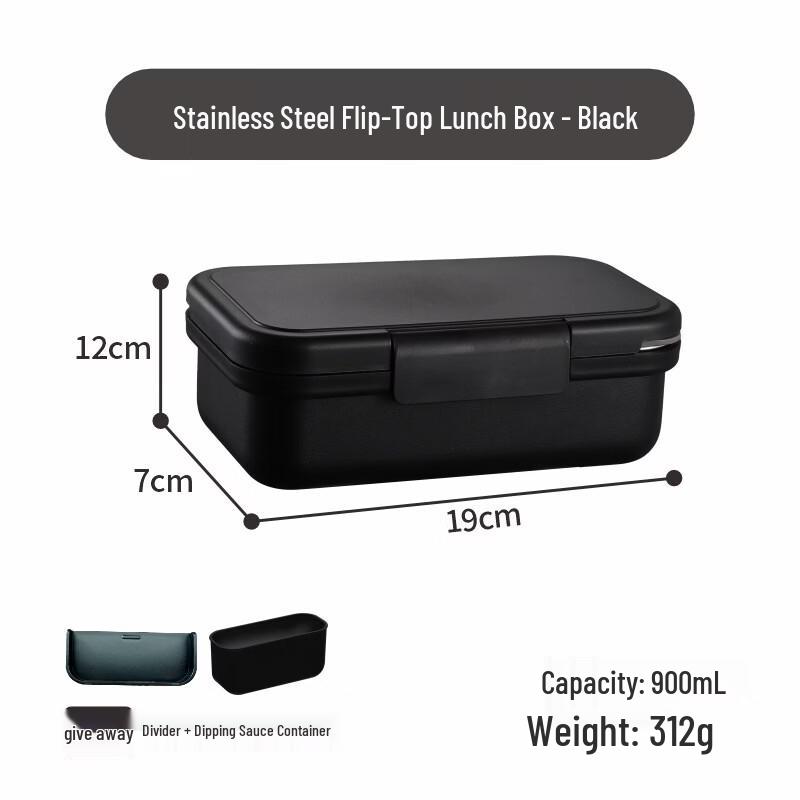

Portable 304 Stainless Steel Microwaveable Lunch Box