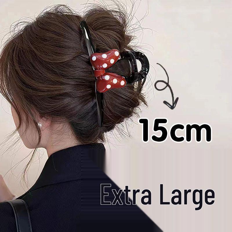 Elegant Large Hair Claw Clip for Thick Hair - High-End Korean Updo Shark Clip