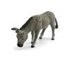 1Pcs Farm Animal Toys Lifelike Donkey Animal Figurines Plaything Figures Solid Grey Mule Models Static Pvc Decoration Crafts
