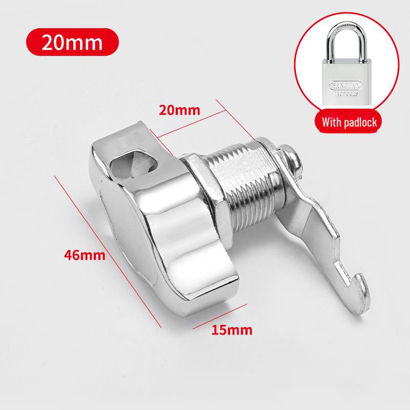 Schlüsselloses Nockenschloss für Kleiderschränke, Studentenschränke und Briefkästen