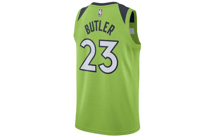 Nike X NBA Basketball Jerseys Men's Green Moderate Straight Fit 877213-316