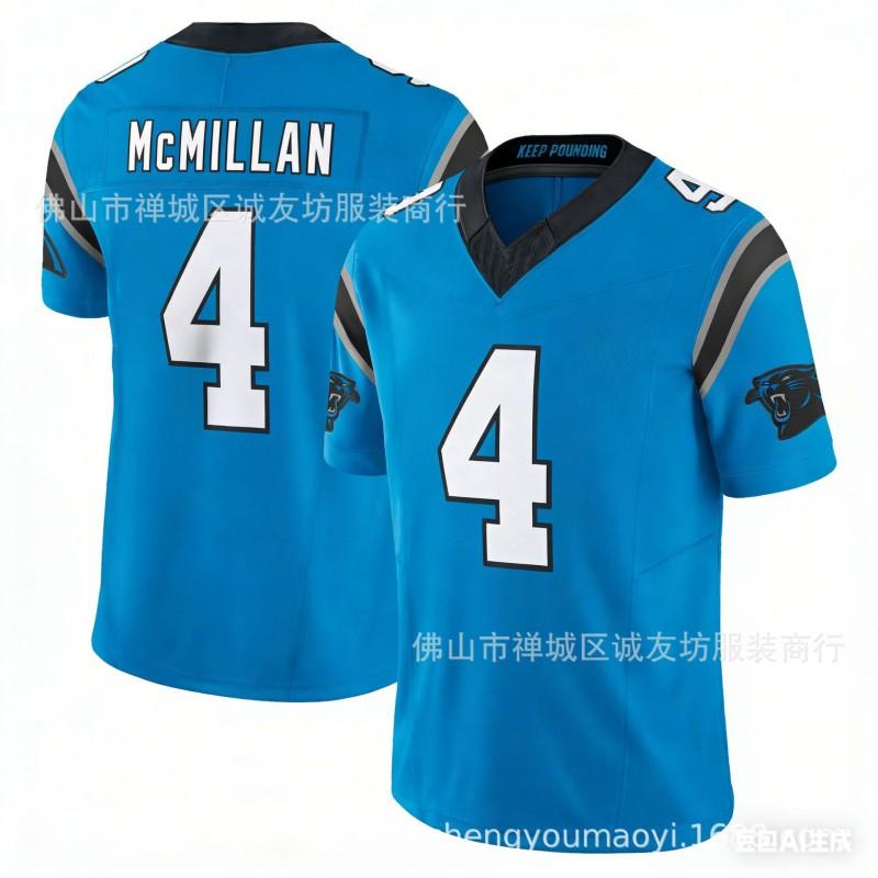 Mens Rugby Jersey Black Panther 3 White McMillan Sports Training All