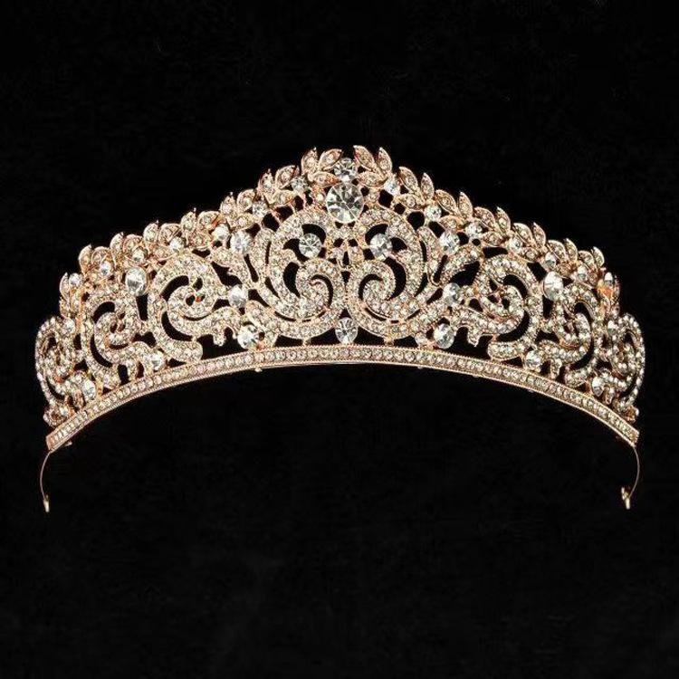 Children's Crown Hair Accessories  Cute Princesses Girls  Water Diamond King Crown Hair Bands Birthday Gifts for Girls Baby Headbands and Headwear