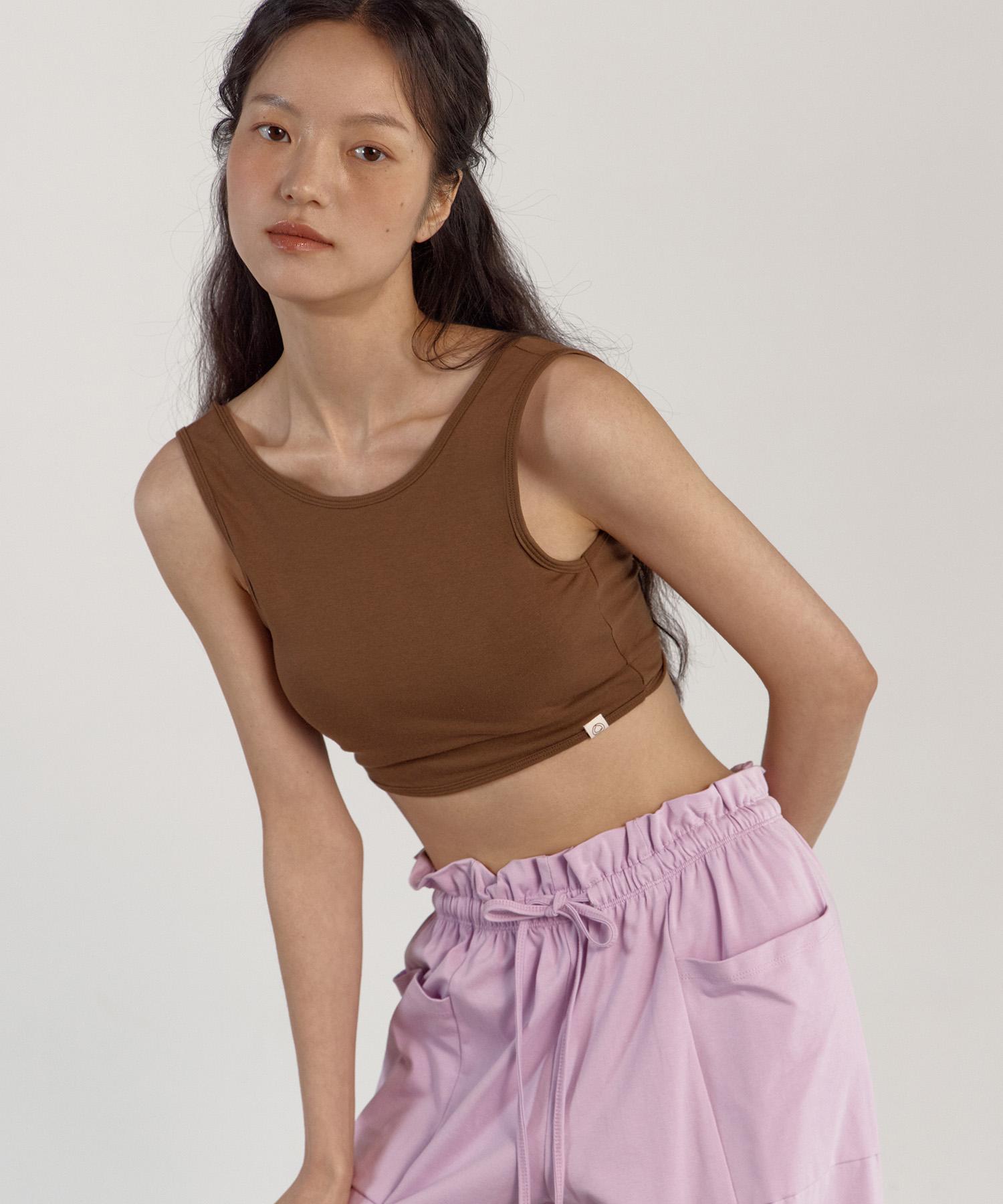 Diyani Bhavanah Bra Top (Chestnut) M