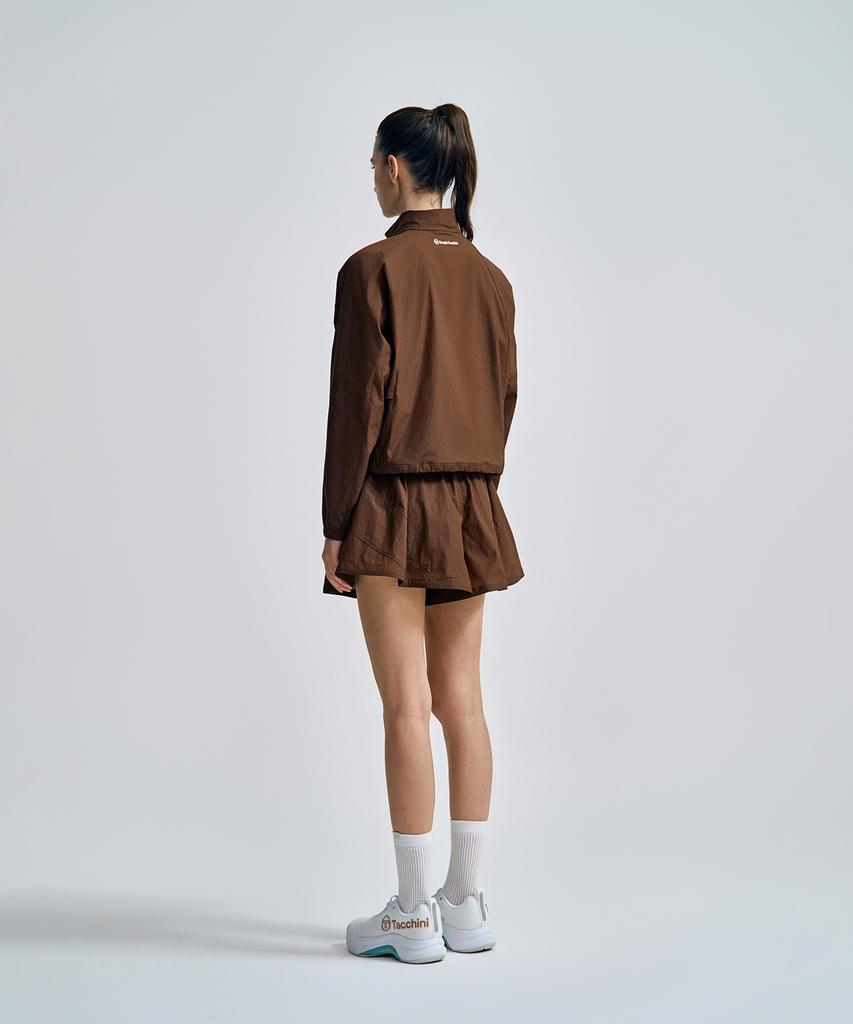 Sergio Tacchini W Cushlite Lightweight Anorak (D.Brown)