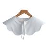 White Shirt Detachable Collar Shawl for Women Fake Collar Autumn Fuax Cols Sweater Shoulder Wraps False Collar for Ladies