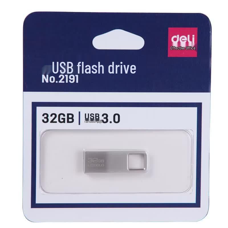 Deli USB 3.0 Портативный металлический флеш-накопитель