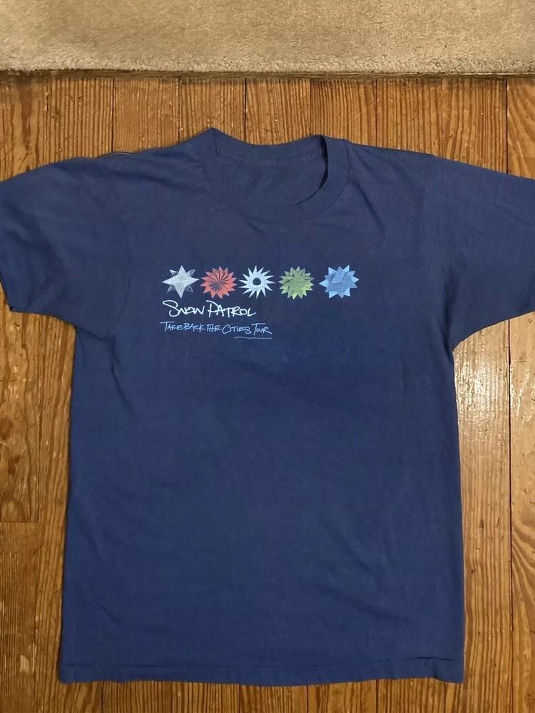 

Snow Patrol BAND TAKE BACK THE CITIES TOUR T-Shirt Navy All Sizes S-5Xl HH364 Unisex T-Shirt XXXXL