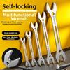 5pcs Industrial Grade Double Head Self Tightening Wrench 6-32mm Multi-function Box End Wrenches For Machine Maintenance Repair