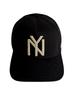 American Needle Baseball Cap, NY BLACK YANKEES NL ARCHIVE VA, One Size Fits All, Adjustable Strap, Unisex, Black, SMU716A-NBY