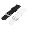 22mm Silicone Watch Strap Stainless Steel Buckle Waterproof Soft Silicone Watch Band for Women Men