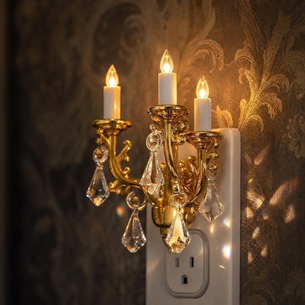 Steck-Nachtlicht mit US-Stecker für Schlafzimmer Wohnzimmer