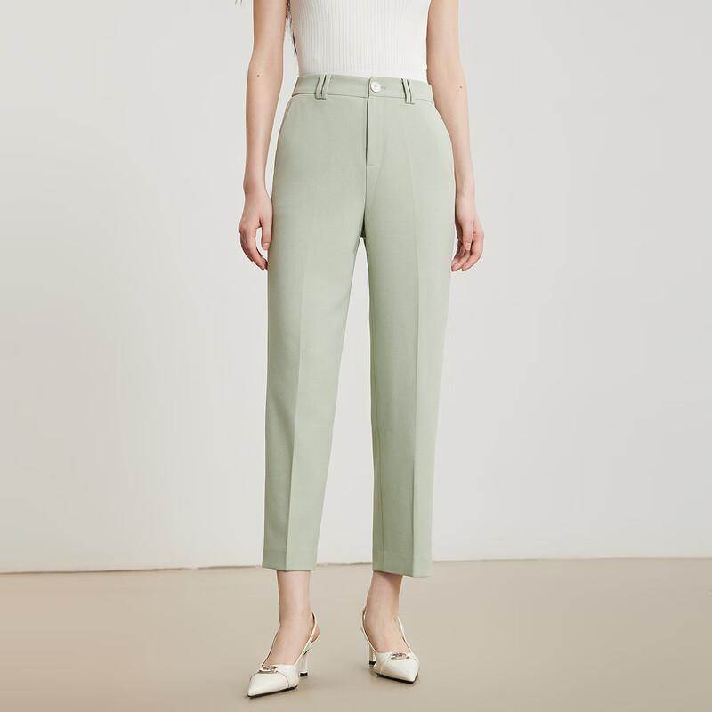 Ge Jin Women's Slim-Fit Straight Leg Casual Suit Pants