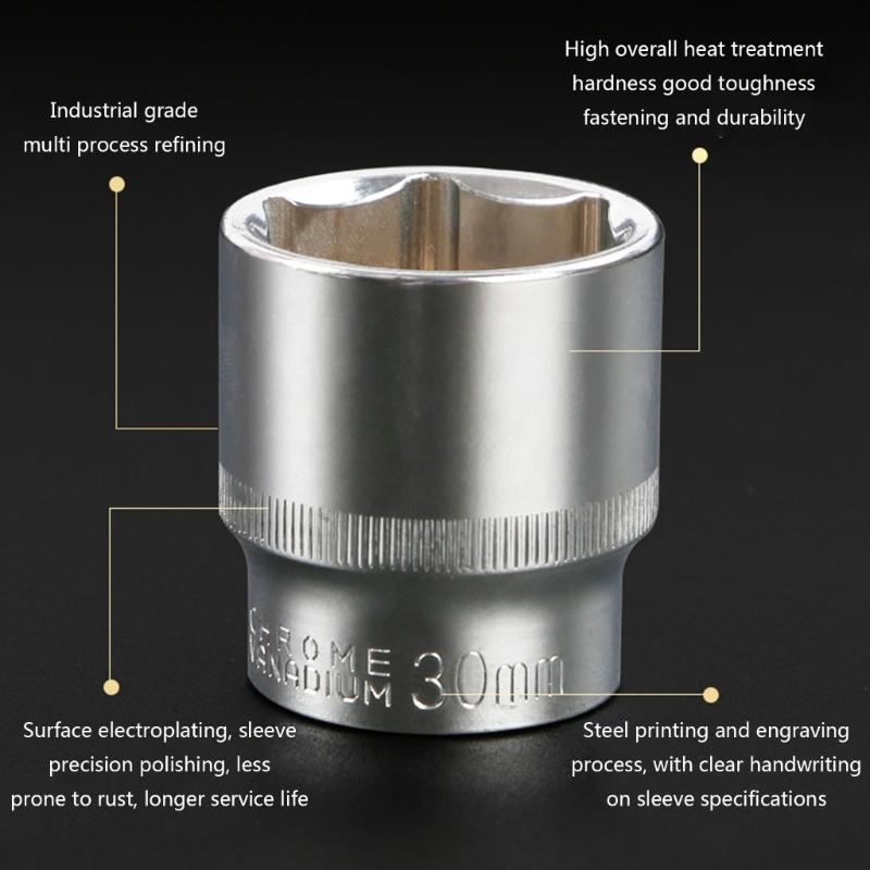 1/2inch Socket Adapter Square Drive Hex Holder Electric Ratchet Wrench Adapter