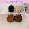 Stylish Korean Retro Kids Backpack Cute Girls French Pu Double Shoulder Bag For School