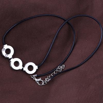 Naruto Uchiha Itachi Necklace Leather Chain Choker Necklace Personality Of Fashion Charms Gift