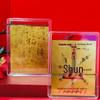 Golden 999 Pure Gold Phone Sticker for Wealth, Exam Success, and Blessings – Putuo Mountain Cultural Gift