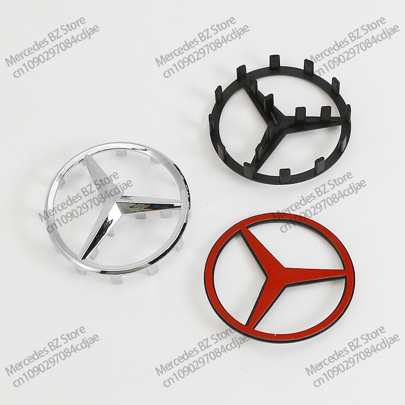 MITV3 ABS 52mm 57mm Car Steering Wheel Logo Badge For Mercedes Benz C E S Series CLA CLS W212 W205 W204 Emblem Styling Accessories