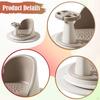 Baby Bath Seat Support Chair Stability with Suction Cups Sit up Bathing khaki