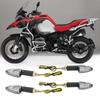 4 Pcs Motorcycle Turn Signal Lamp 10mm Mounting Hole Turning Indicator Light Blinker Replacement for