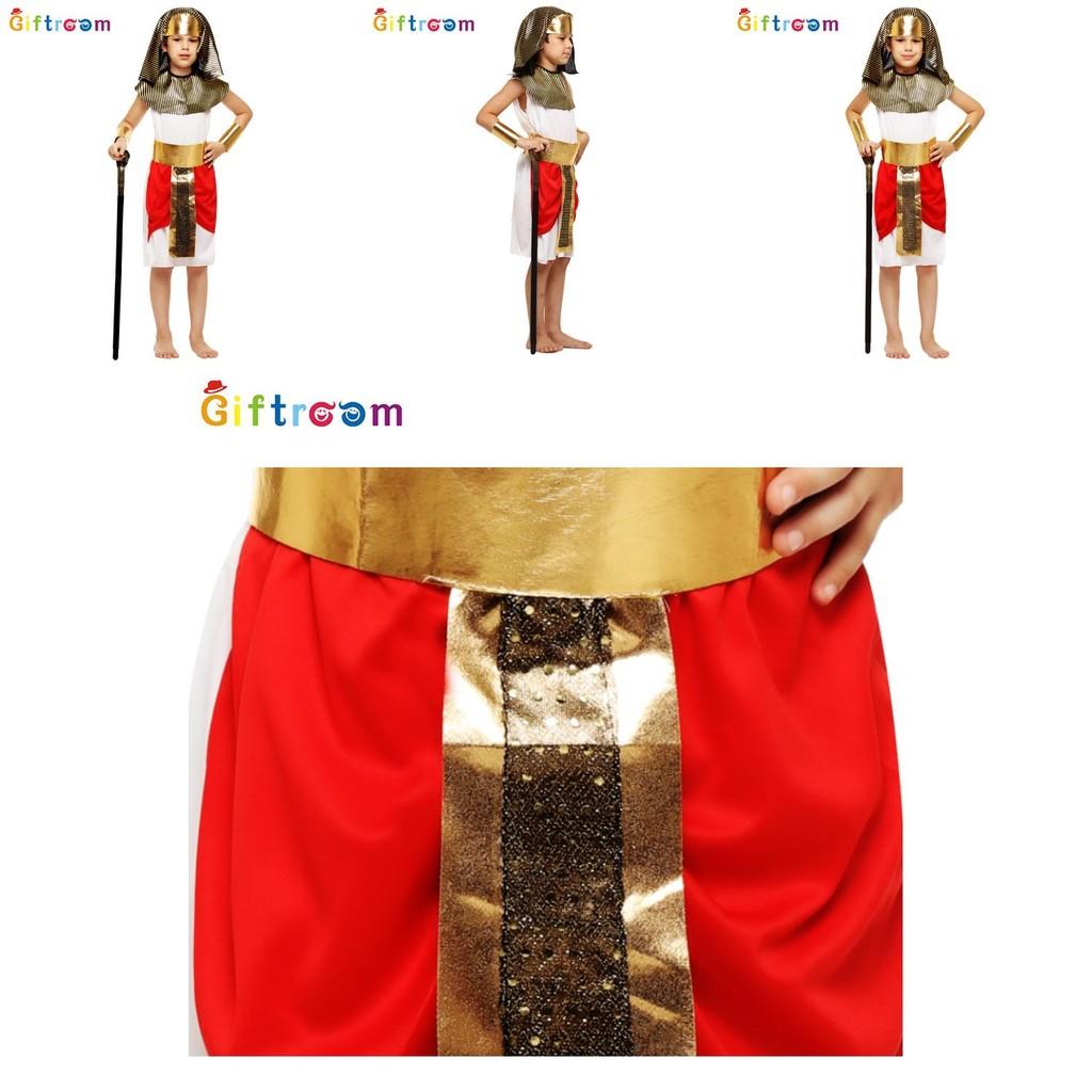Enchanting Egyptian Prince Costume For Boys Perfect For Halloween And Stage Performances