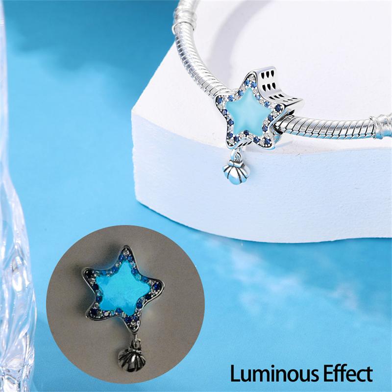 Brand New Copper Metal Boat turtle Starfish sea horse ocean series Charm Bead Component Compatible With Authentic Original Do It Yourself Bracelet