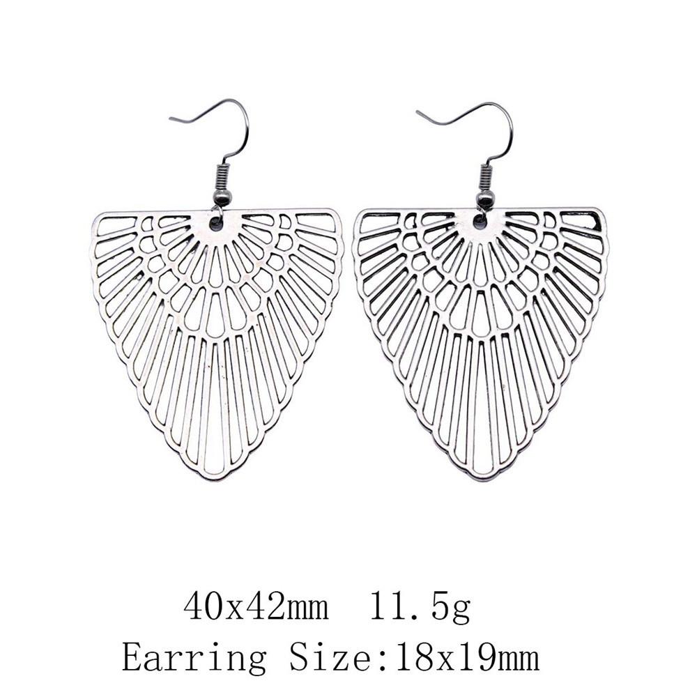 New Year's Day Earrings Women Geometric Water Drop Circle Drop & Dangle Earring Home Garden Party Earrings